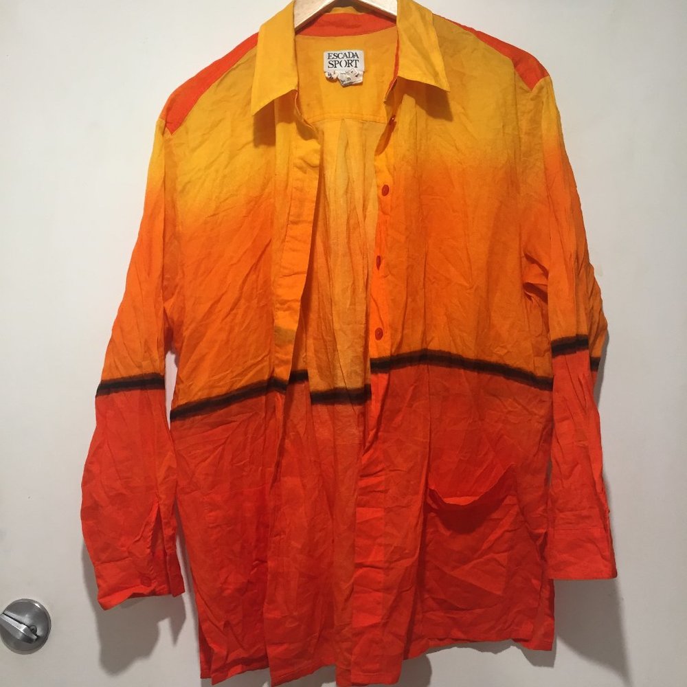 VINTAGE ESCADA SPORT BLOUSES SIZE L - Picture 6 of 6